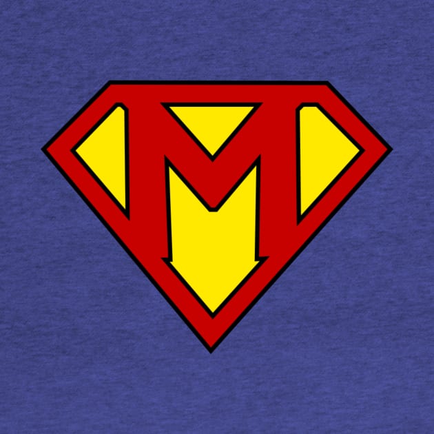 Superhero Symbol Letter M by NextLevelDesignz